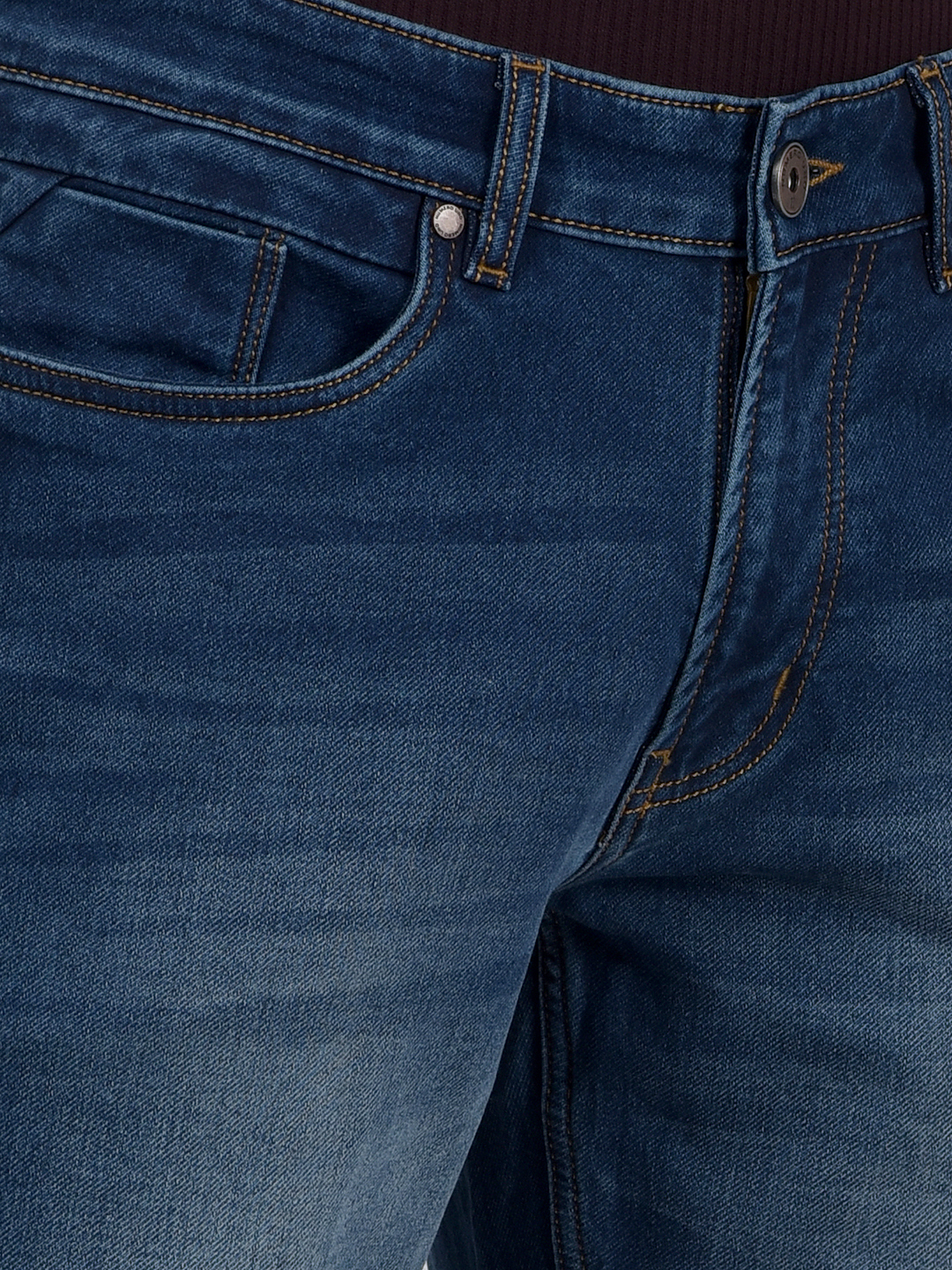 Numero Uno Men Solid Blue Jeans